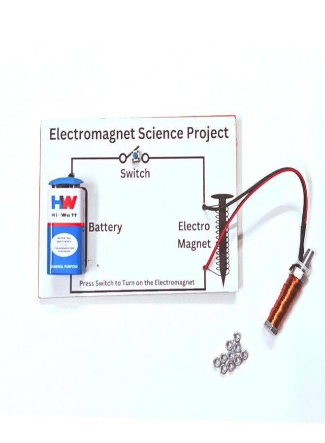 ESPtronics مجموعة تجارب الفيزياء من إي إس بترونيكس، نموذج عملي جاهز لمشروع العلوم الإلكترونية الكهرومغناطيسية لطلاب الصف السابع - Image 1